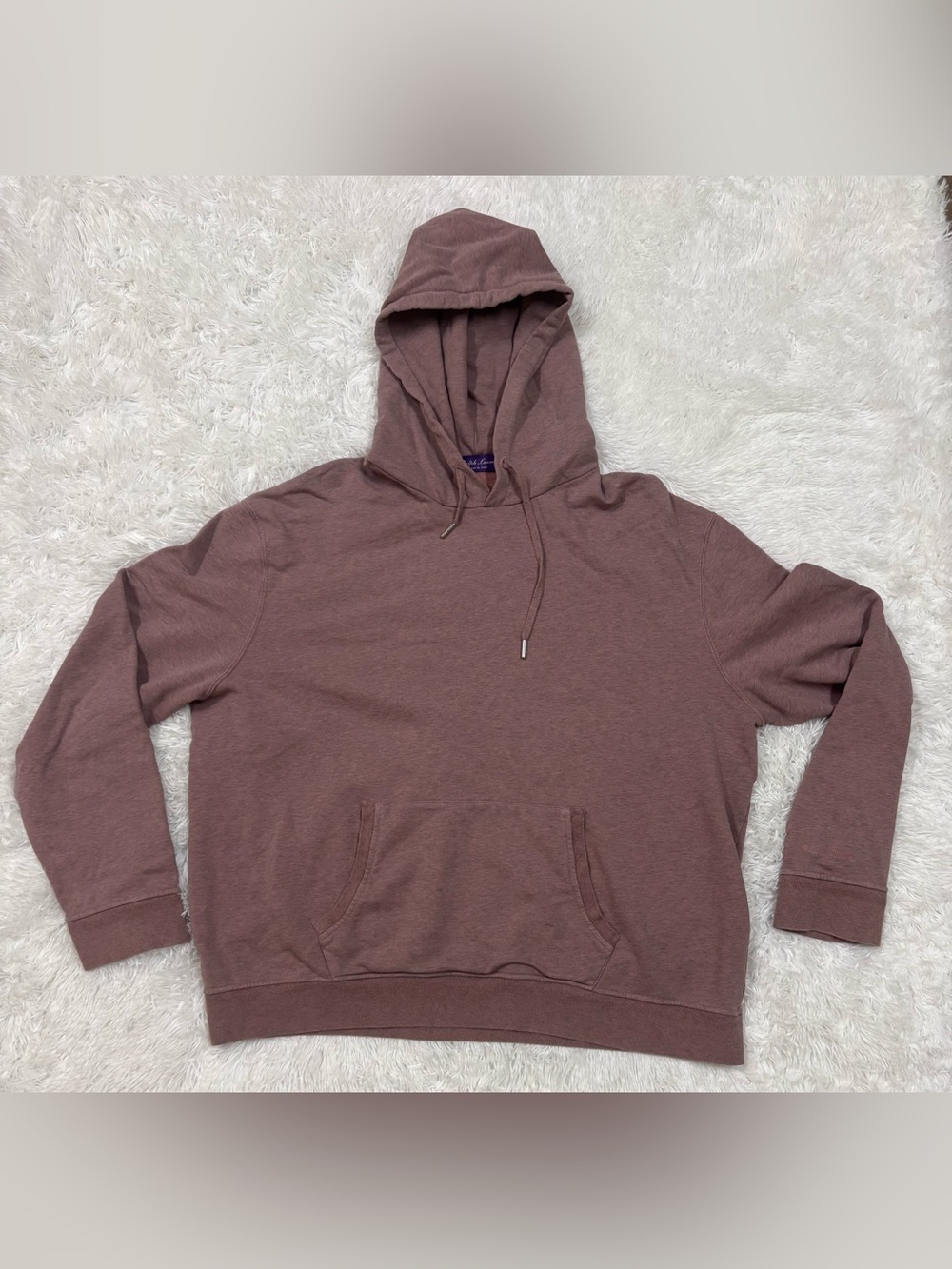 Ralph Lauren Men's Dusty Rose Hoodie Pullover